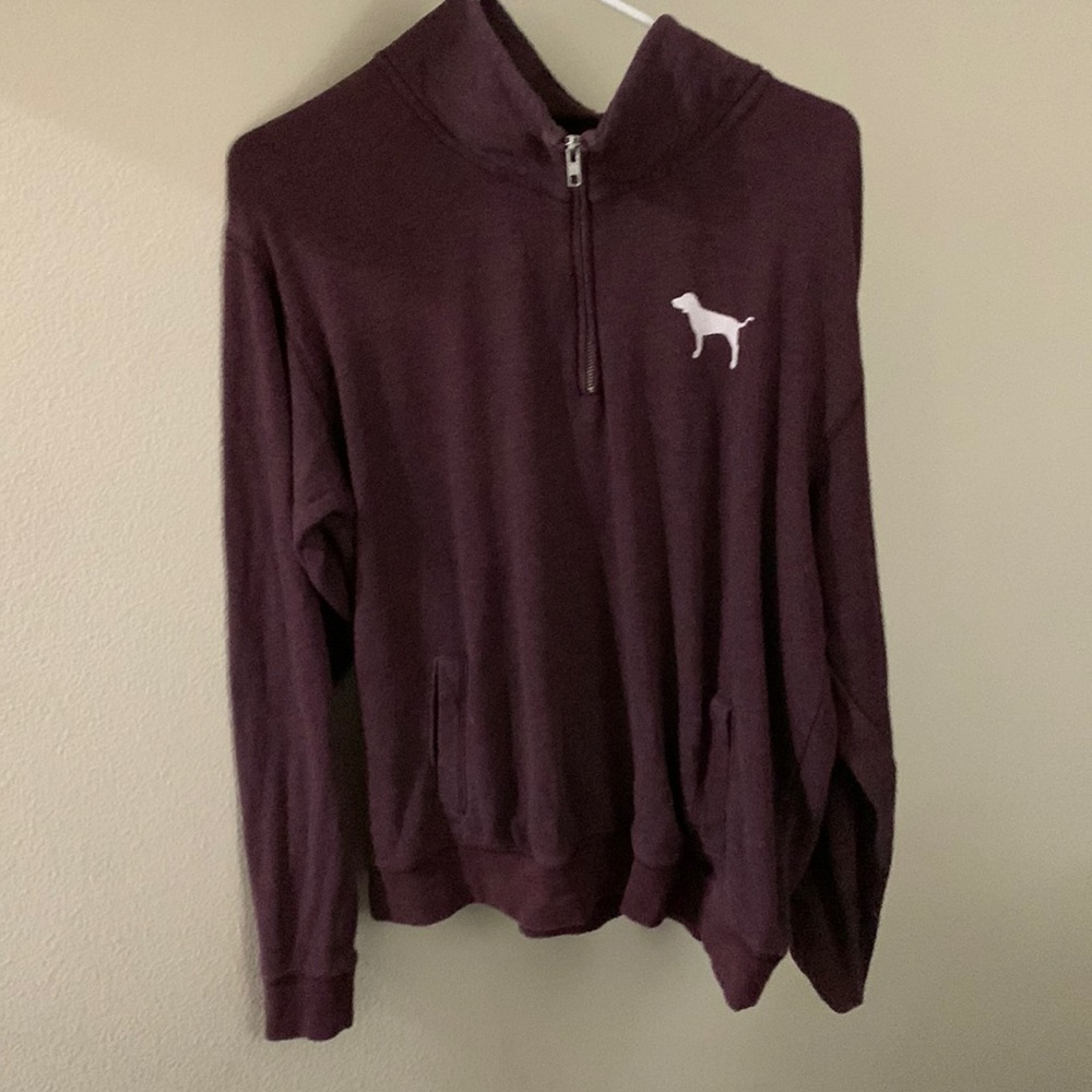 Pink Victoria’s Secret maroon sweater size medium